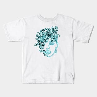 flower face Kids T-Shirt